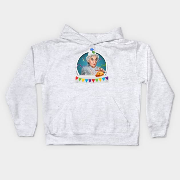 Dorothy Zbornak Birthday Kids Hoodie by Zbornak Designs